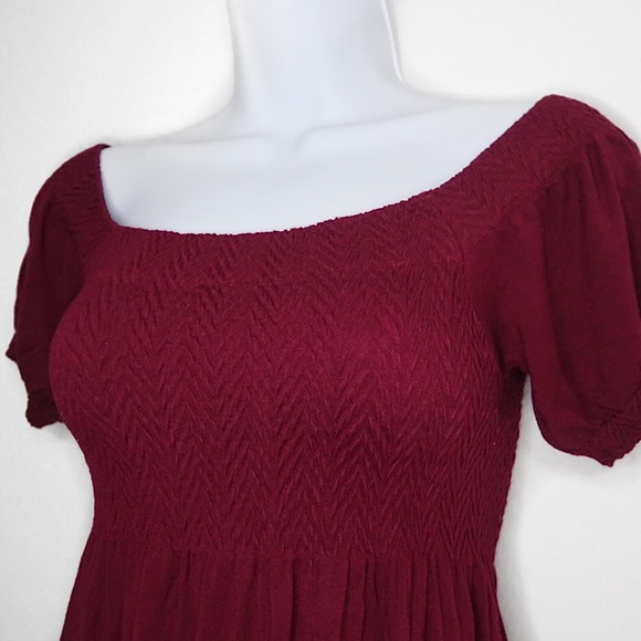 Forever 21 | Maroon Off Shoulder Dress - Picture 2 of 4